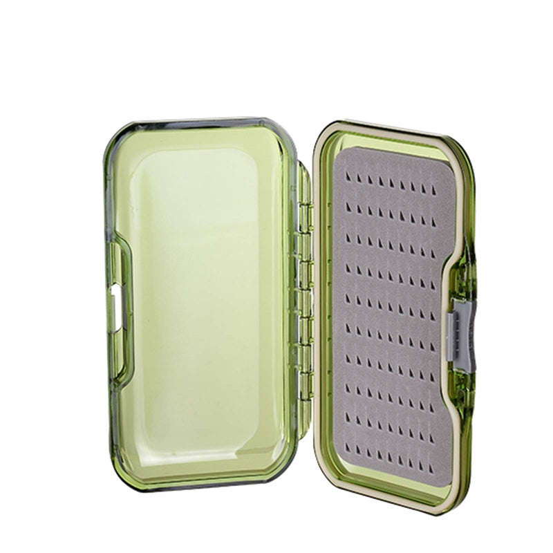 Aventik Waterproof Fly Box Lightweight Flies Lure Case Easy Grip Fishing Box (h032) - Image 1